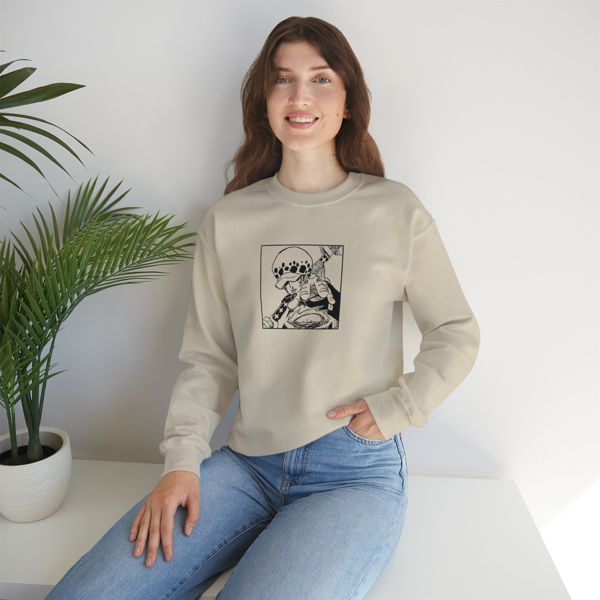 Trafalgar D. Water Law One Piece Manga Sweatshirt - Image 6