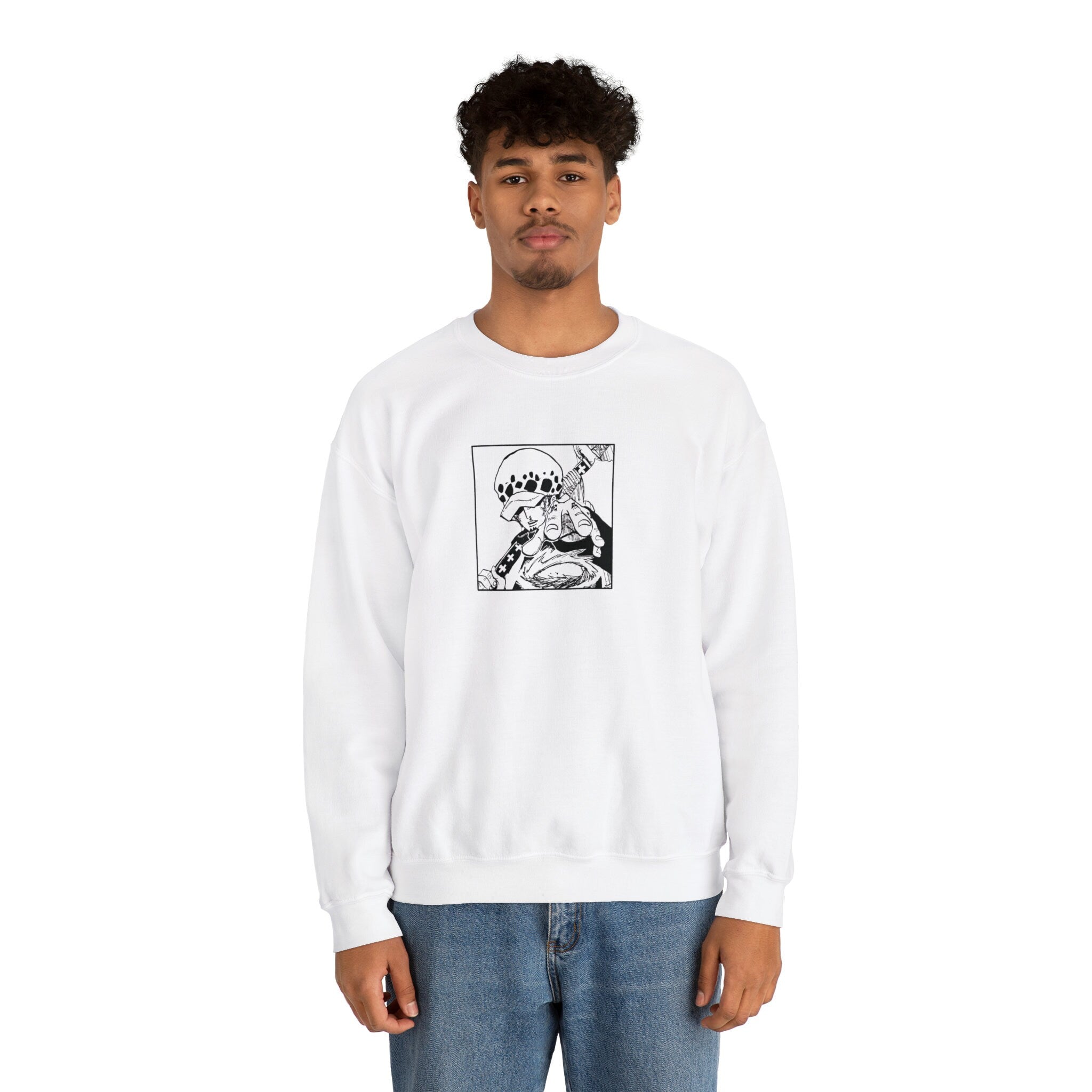 Trafalgar D. Water Law One Piece Manga Sweatshirt - Image 10