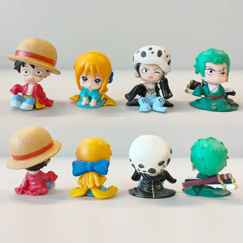 4Pcs/Set Anime ONE PIECE Action Figures