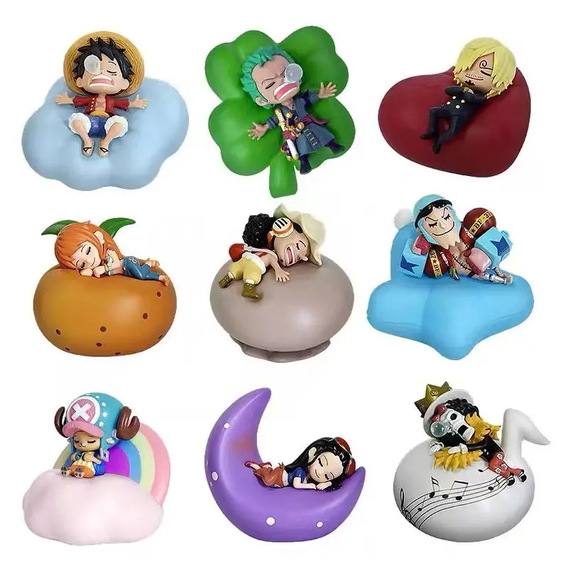 One Piece Luffy Zoro Nami Sanji Night Light Figure