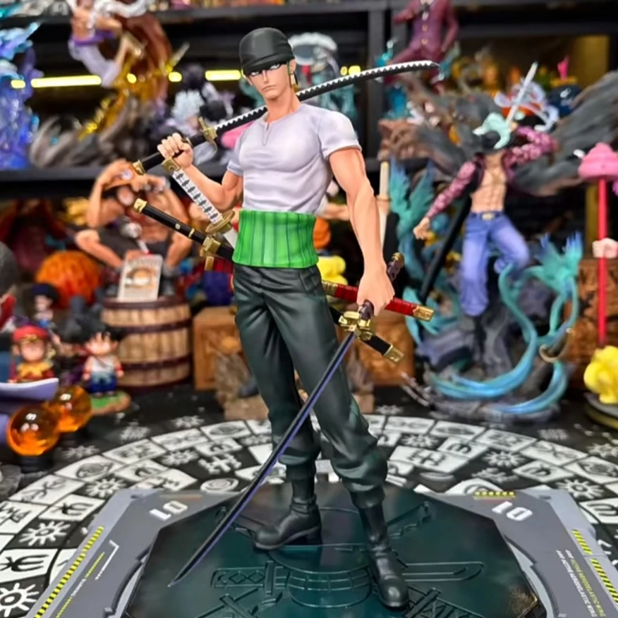 25cm/9.84in Anime One Piece Figure Roronoa Zoro Figure
