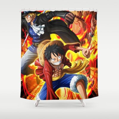 One Piece Luffy New Style Shower Curtain