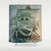 one piece art print4581547 shower curtains - One Piece EU Store