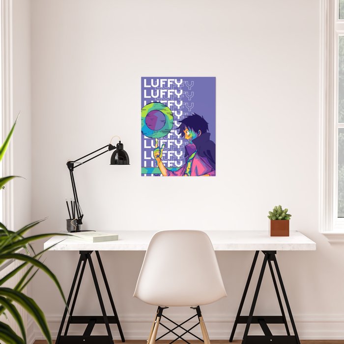 Luffy One Piece Pop Art Poster - Image 2