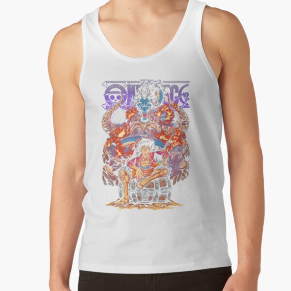 One Piece Luffy X Kaidou Tank Top - Image 6