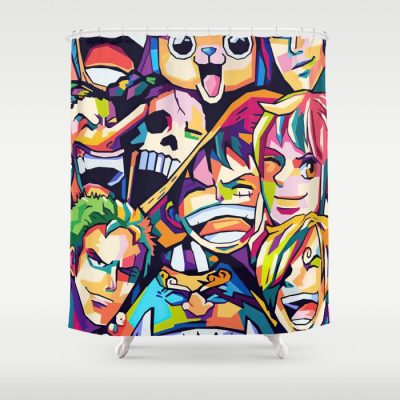 The King Of Pirates One Piece Shower Curtain