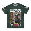 zoro Streetwear T Shirt Front wrinkly - One Piece EU Store