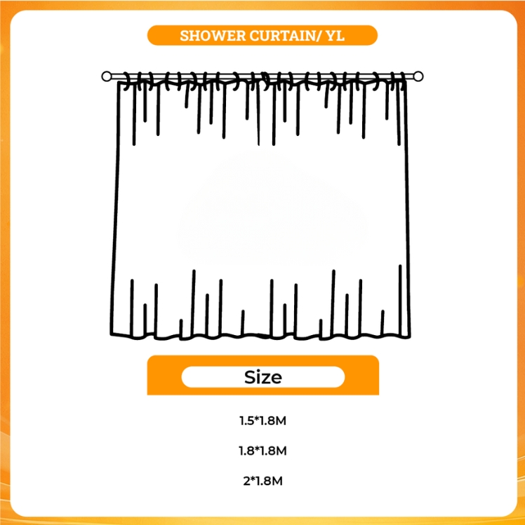 3D shower curtain - One Piece EU Store