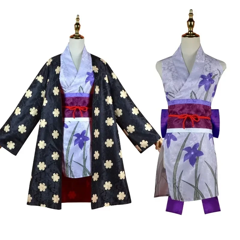 Anime Figures Nico Robin Cosplay Costume Digital Printing Kinomo - Image 4