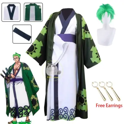 Anime Roronoa Zoro Cosplay Costume