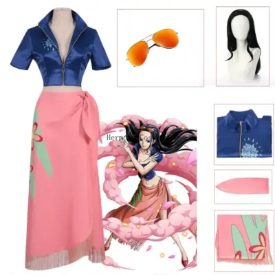 Anime Cosplay Costume Dress Outfits Nico Robin Cosplay Costume
