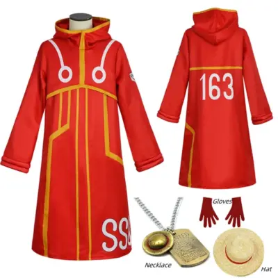 Egghead Island Costume Monkey D Luffy Robe Cosplay Costume